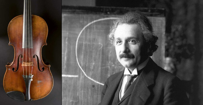 아인슈타인의 바이올린 재발견, 경매에...