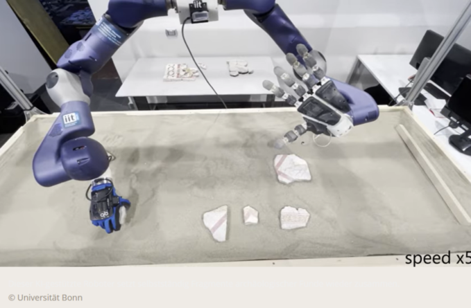 로봇, 고대 폼페이 퍼즐을 해결한다....