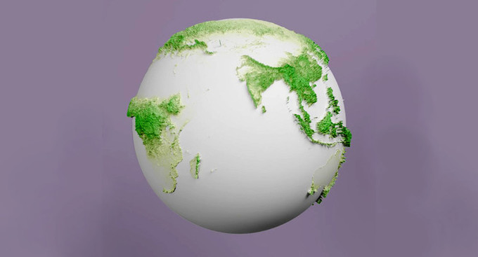 지구의 "녹색 물결"이 이동하고 있다