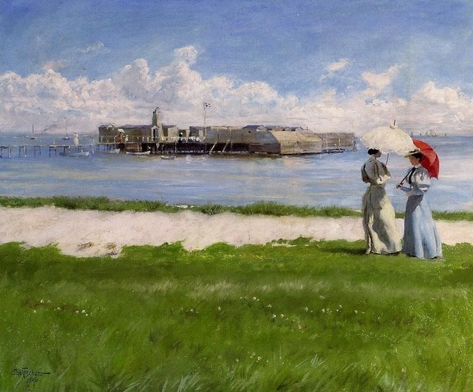 오늘의 명화 "The Conversation, Heligoland."