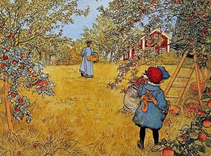 오늘의 명화 "Apple Harvest 1903"